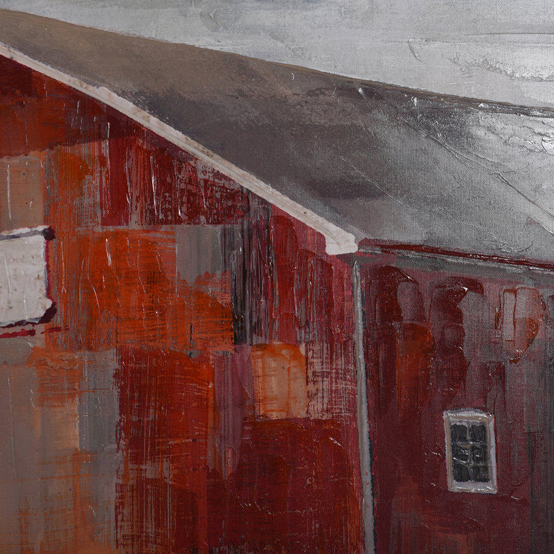 Barnside Silo - Impression sur toile tendue