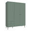HARLLSON 3 Door Manufactured Wood Wardrobe-1804152771