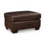 Ensemble de salon en cuir, canapé-lit et repose-pieds Rowen-83611745