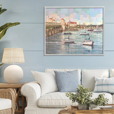 The Colors Of Bayfront, giclée encadrée, design par Linda Sperruche