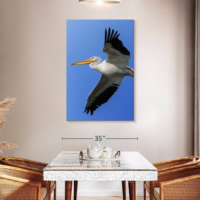 Brampt Pelican In The Sky, 48" H x 32" W