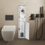 Porte-papier hygiénique encastré 32,28 po Modern-122578427