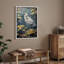 «Blue Heron in Lotus Garden», reproduction d'art sur toile encadrée d'inspiration orientale pour une salle de bain zen tranquille ou un décor d'étude serein-112455184-112455186-112455165