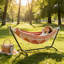 Hruby Double Classic Hammock with Stand-1851596195