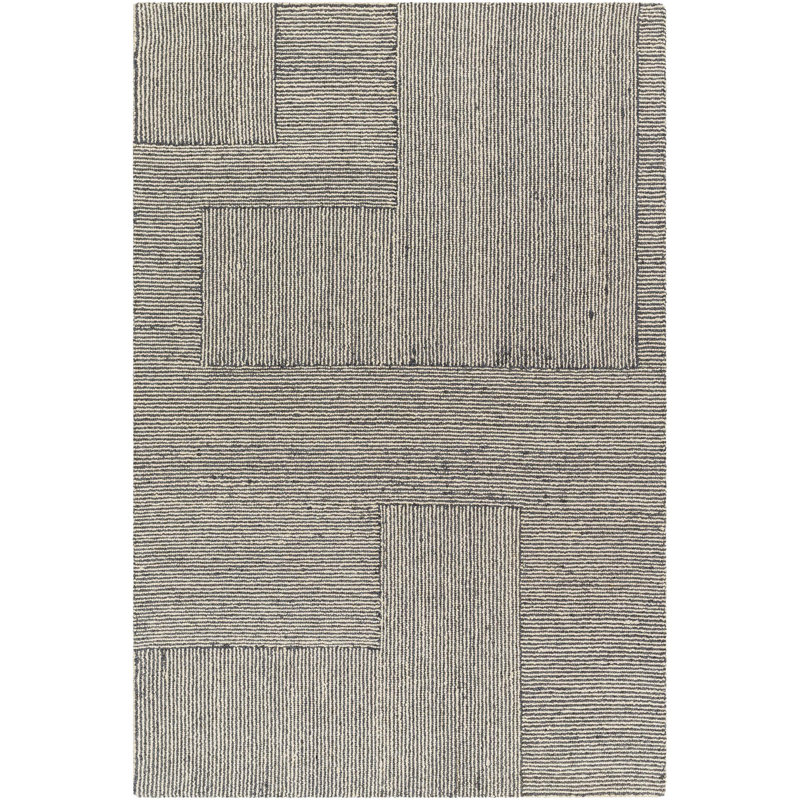 Elmina Hand Tufted Wool Indoor Rug, Rectangle 8' x 10'