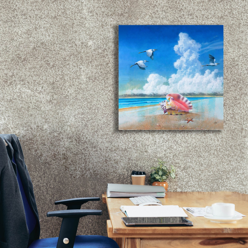 Toile épique Graffiti «Conched Out» par James Mazzotta, 37 po x 37 po, H 26 po x l 26 po x P 1,5 po