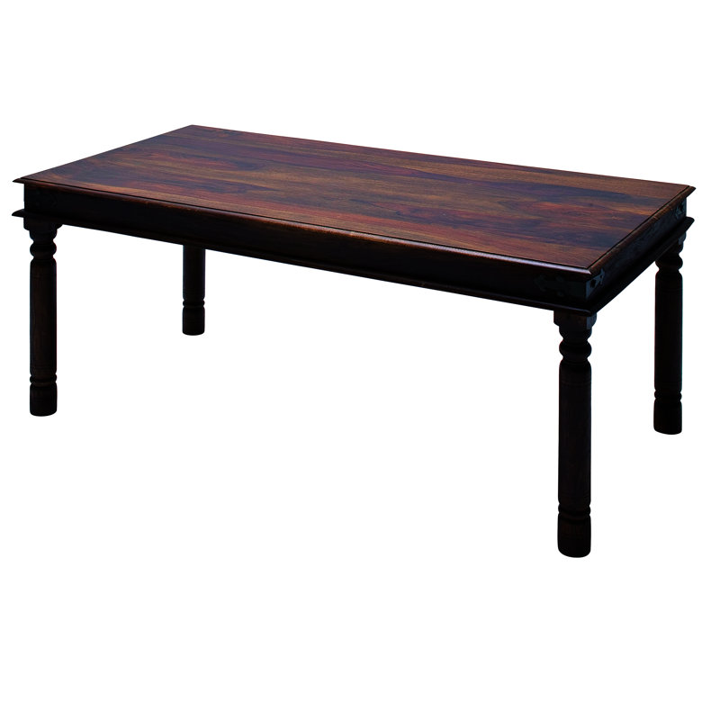 Lugano Rosewood Rectangular Wood Top Dining Table, 76cm H x 120cm L x 90cm W