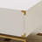Coffee Table with Storage Metal Legs