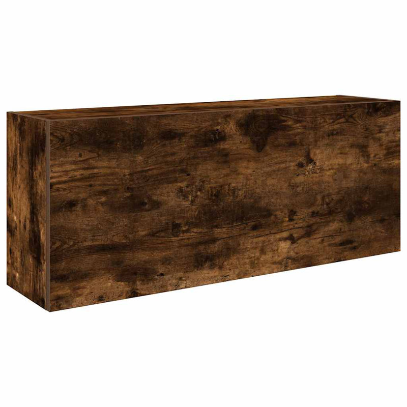 Silviya Wall Bathroom Cabinet, Smoked Oak