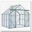 Serre en polycarbonate à double porte 8X6FT-Green-120352678-120352677