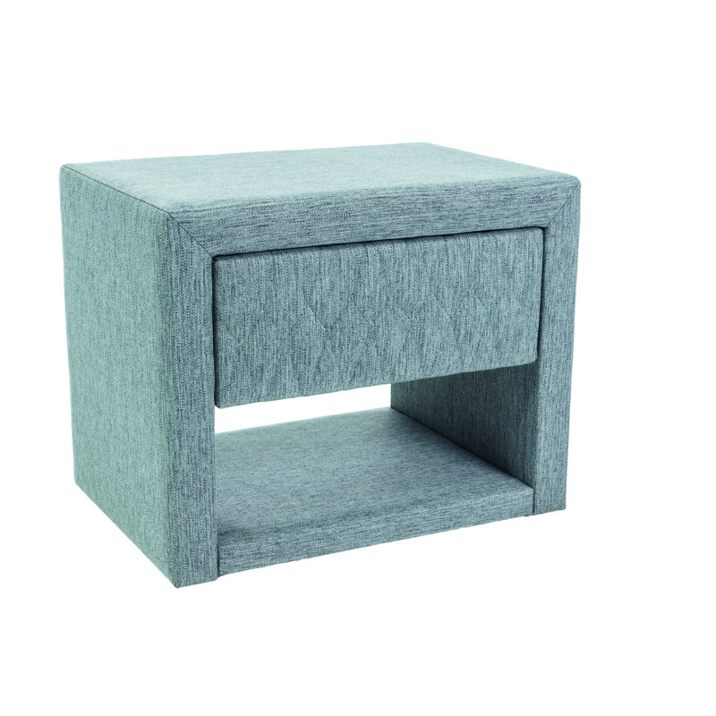 Alan 50cm W Manufactured Wood Bedside Table