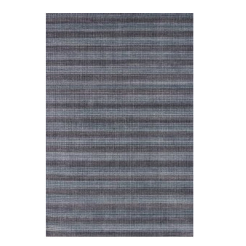 Tapis noir tissé à la main 5 pi x 8 pi