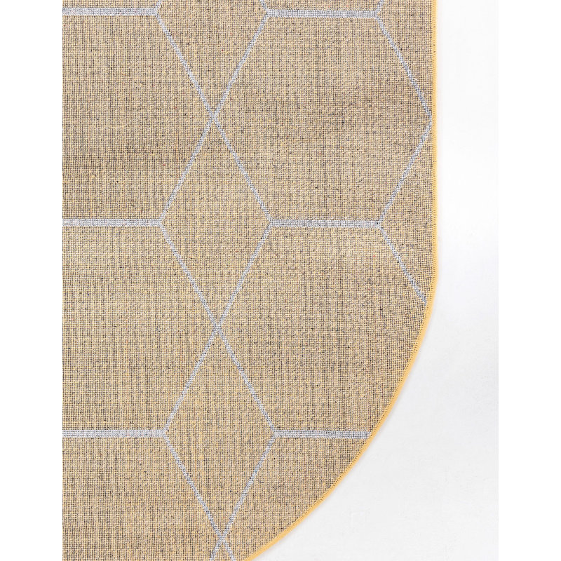 Tellaro Abstract Indoor Rug, Oval 5' x 8'