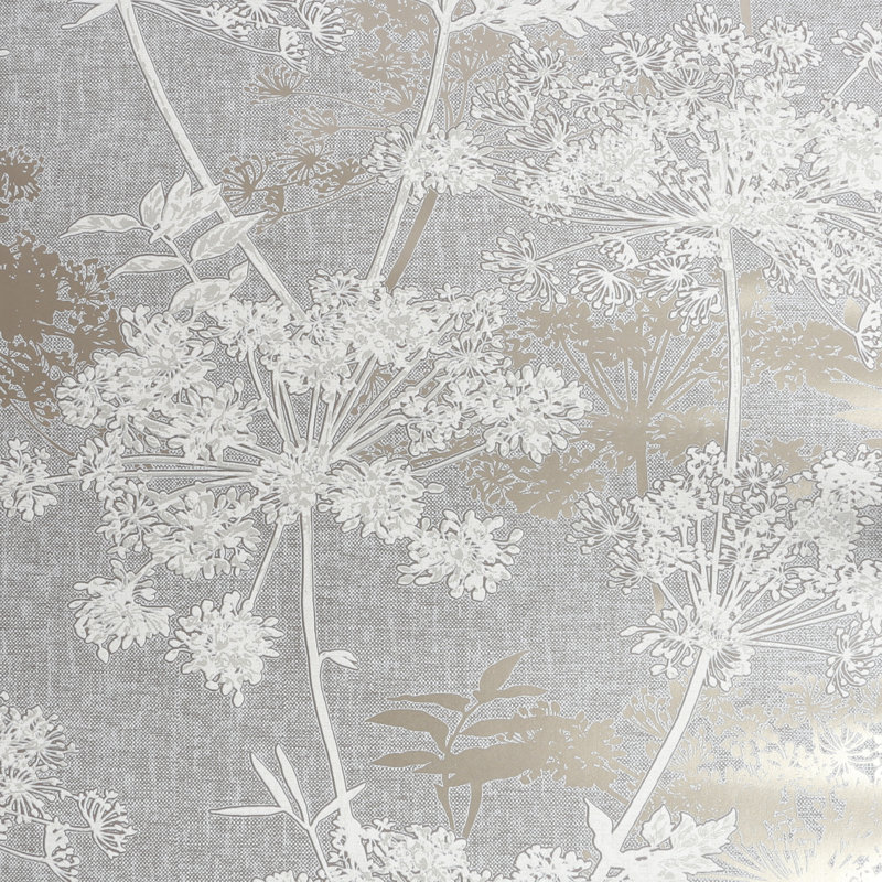 Superfresco Meadow Floral 10m x 52cm Matte Wallpaper Roll, Natural