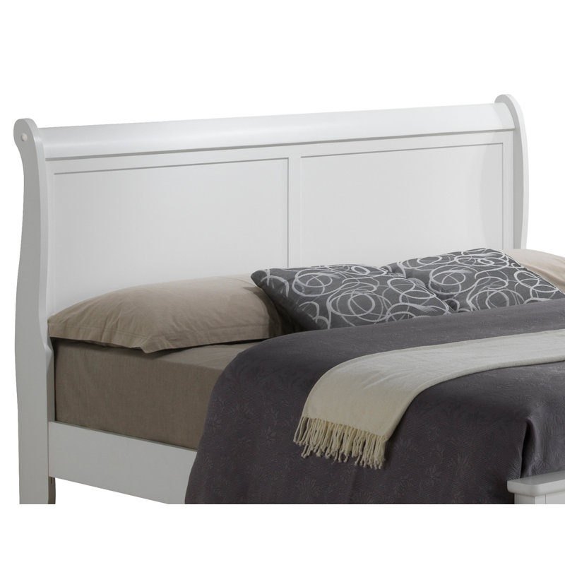 Louis Phillipe Standard Bed, King, White