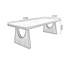Pine Solid Wood Base Dining Table-1205149384