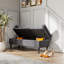 Ethelsville Upholstered Flip Top Storage Bench with Side Arms-1419316879
