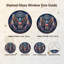Panneau de fenêtre en verre pour décoration intérieure American Eagle USA 250th Anniversary ， 7,8H-126676297