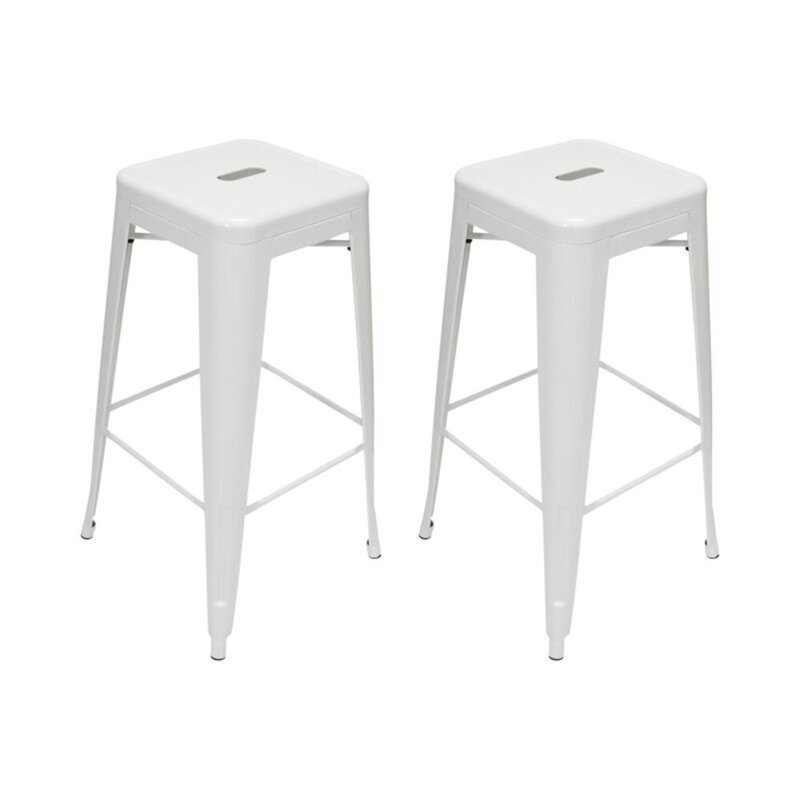 Tabouret de bar 30 po Natascha, Blanc