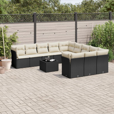 Ensemble de canapé de jardin Vidaxl PE