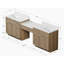 Meuble-lavabo double 103 po avec comptoir-117787965