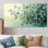 «Eucalyptus Leaves Dance Of The Foliage I» - ensemble de décorations murales traditionnelles