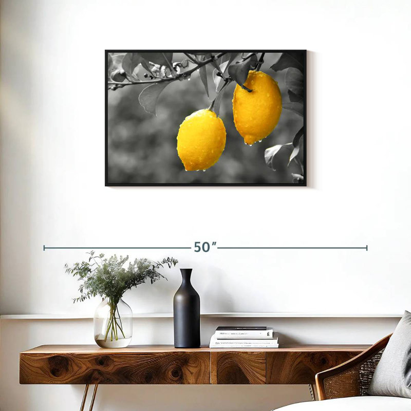 Yarlin Lemons Pop, 21" H x 31" W