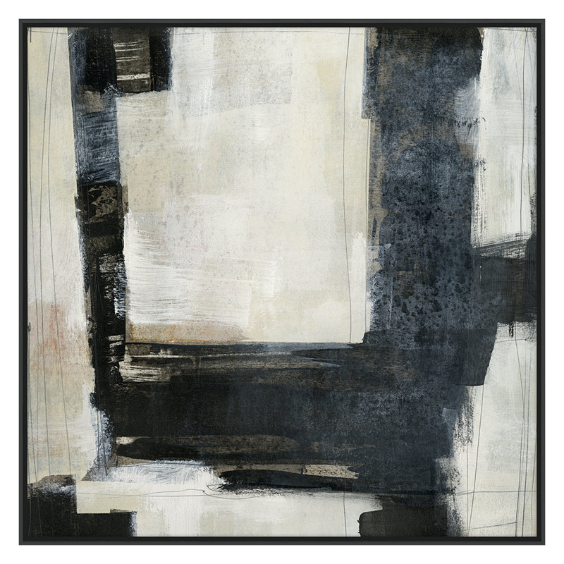 Meditations 4 Print by Maeve Harris, 36" H x 36" W x 2.63" D, Black