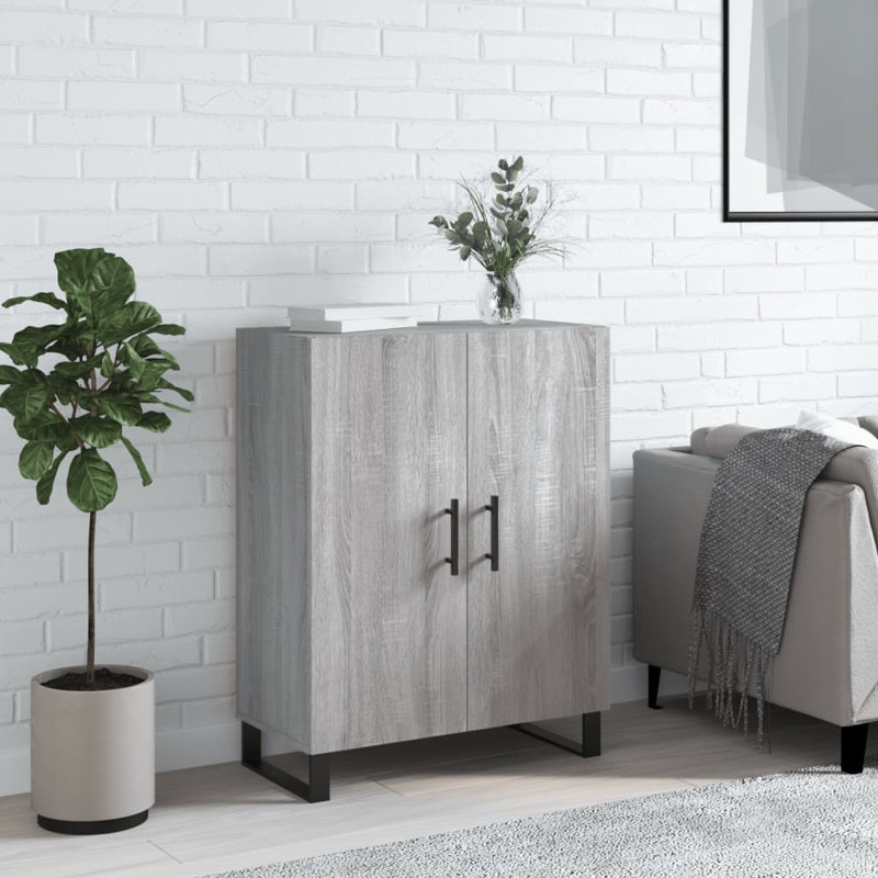 Malaree 2 -Door Rectangle Accent Cabinet, Grey Sonoma