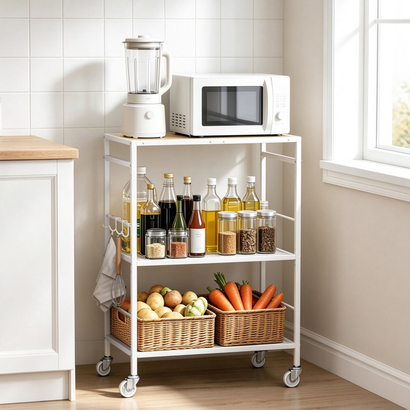 60 cm W Kitchen Cart with