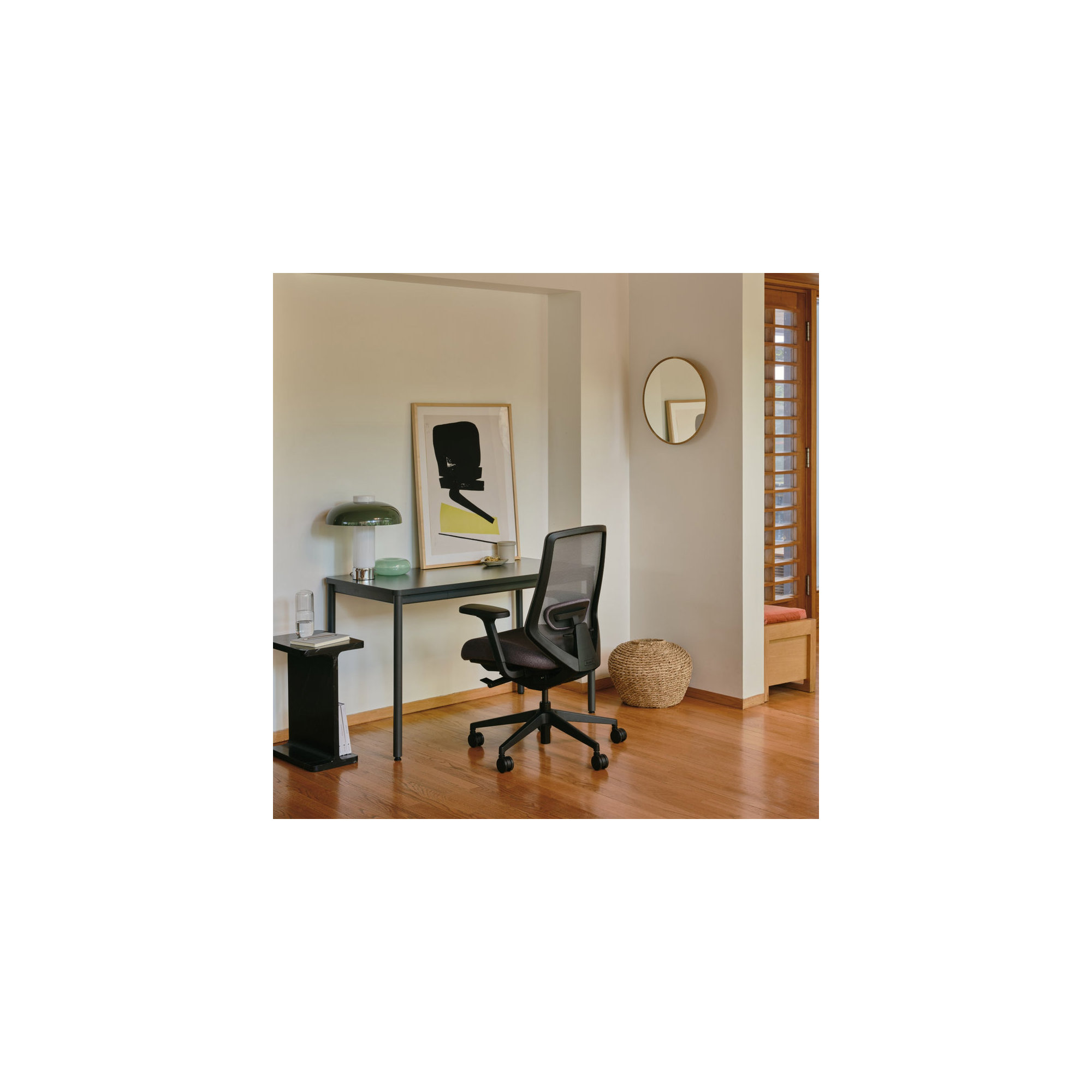 Ergonomic Chair Pro - Fabric, Black, Black
