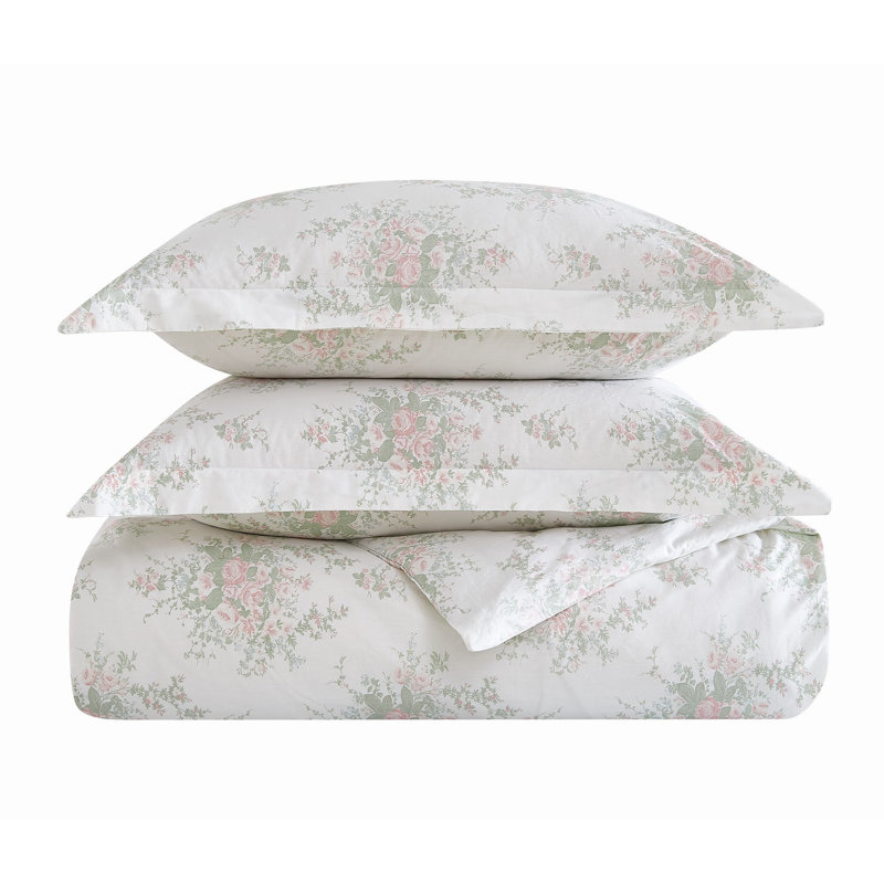 The Farmhouse by Rachel Ashwell English Garden Comforter Set, Queen Comforter + 2 Standard Shams