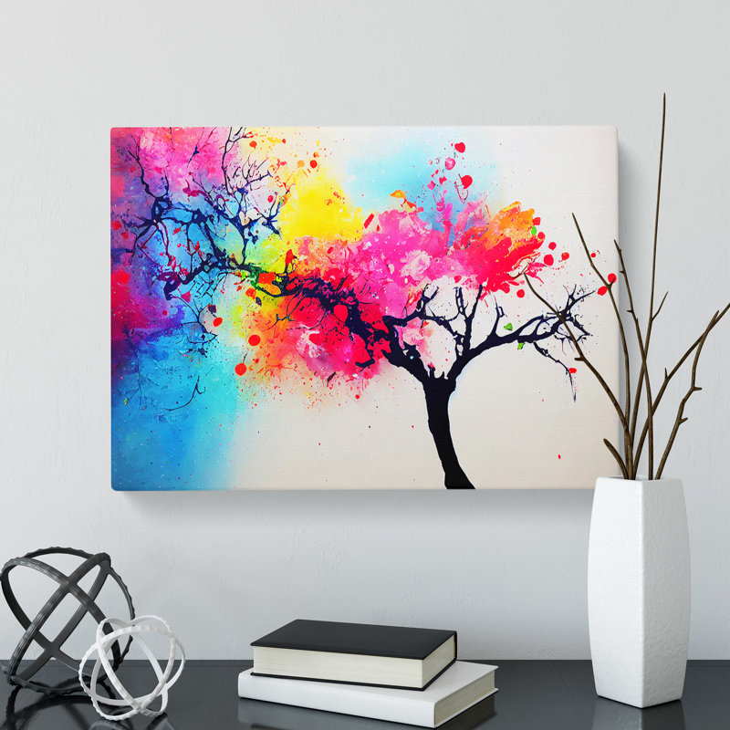 Tree Splash Vol.5 Abstract - Wrapped Canvas, 50cm H x 76cm W x 3cm D