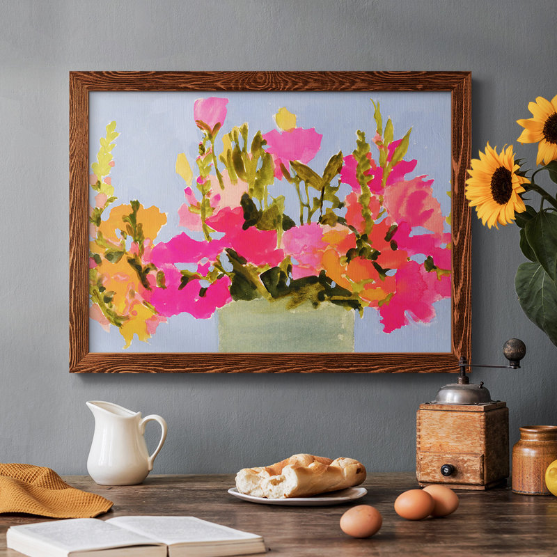 "Saturé Spring Blooms I", reproduction d'art sur toile, Érable, H 26 po x l 38 po x P 1,5 po