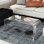 Table de bout en forme de C en acrylique transparent, table d'appoint de canapé moderne pour le salon, table à collation minimaliste avec design flottant