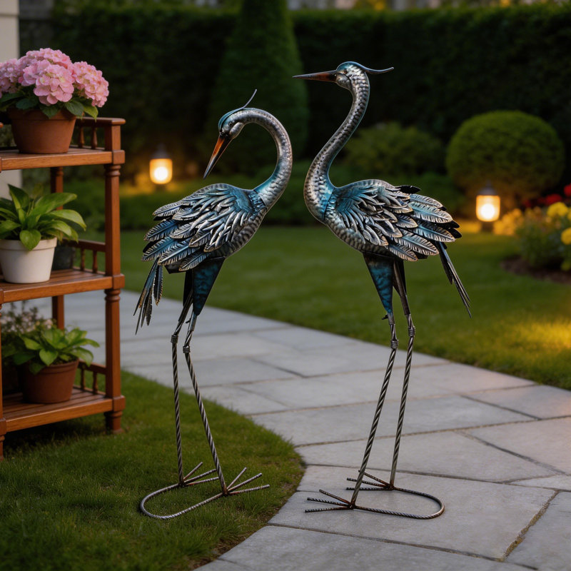 Statue de jardin Ovadia Cranes