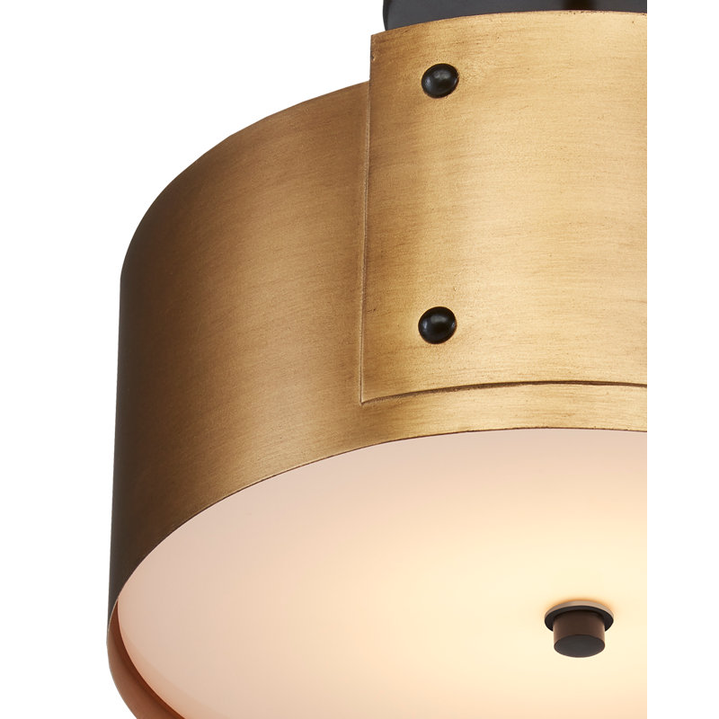 Ritsu Brass Semi-Flush Mount
