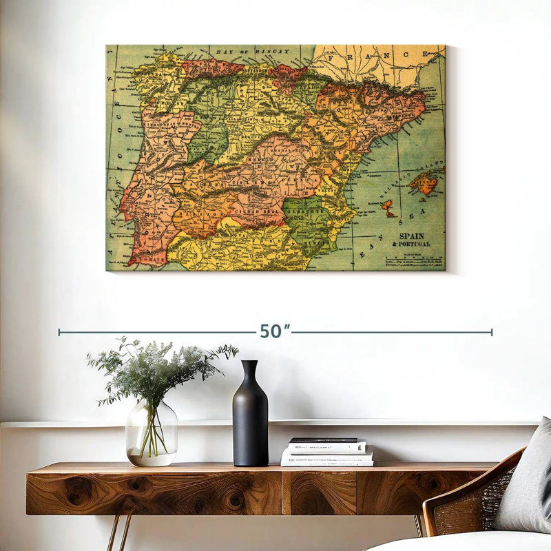 Espagne et Portugal Alwilda, H 26 po x l 39 po
