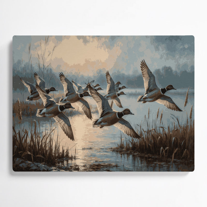 Art mural en métal oiseaux, H 144 po x l 216 po x P 0,05 po