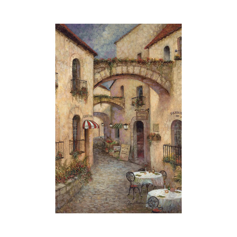 Buon Appetito II par Ruane Manning - reproduction d'art, Toile tendue, Aucun mat, H 12 po x l 8 po x P 0,75 po