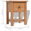 Jean 36cm W Solid + Manufactured Wood Bedside Table