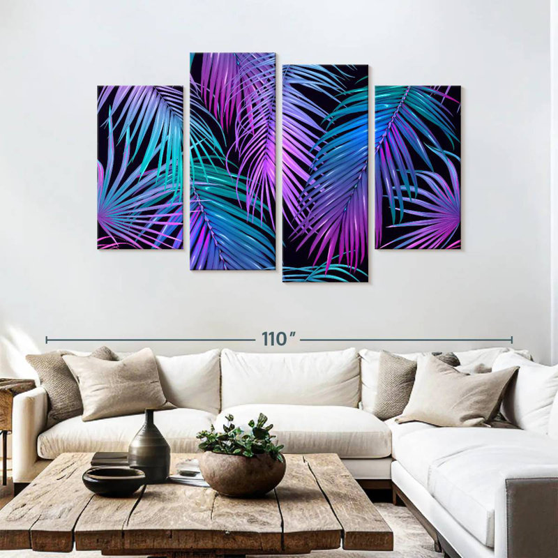 Kerner Palm Leaves In Neon Colours