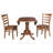 Hinerk - 2 Person Solid Wood Dual Dropleaf Dining Set-1272191184