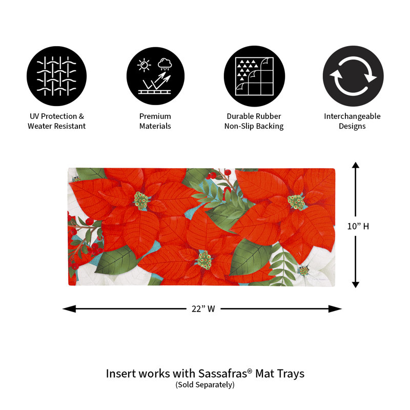 Poinsettia Sassafras Switch Mat