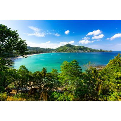 Kamala Beach, Phuket by SuppalakKlabdee - Wrapped Canvas Print