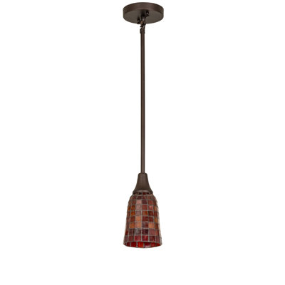 5" Wide Terra Naranja Mini Pendant