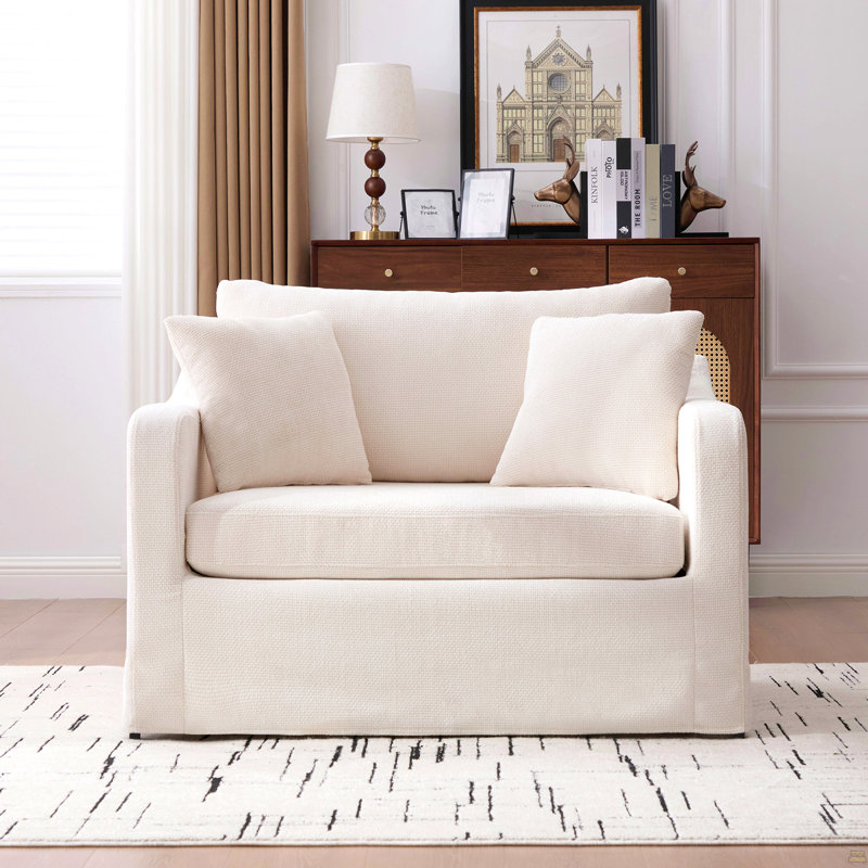 Fauteuil d'appoint 43,9 po, Beige