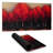 Red dark trees - 15.75"x31.50" Desk mat