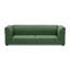 Canapé confortable surdimensionné pour animaux de compagnie de taille moyenne / grande - Conception rectangulaire moderne avec dossier, accoudoirs et coussin moelleux - Vert olive (56,5 po x 26 po x 17 po)-191686173