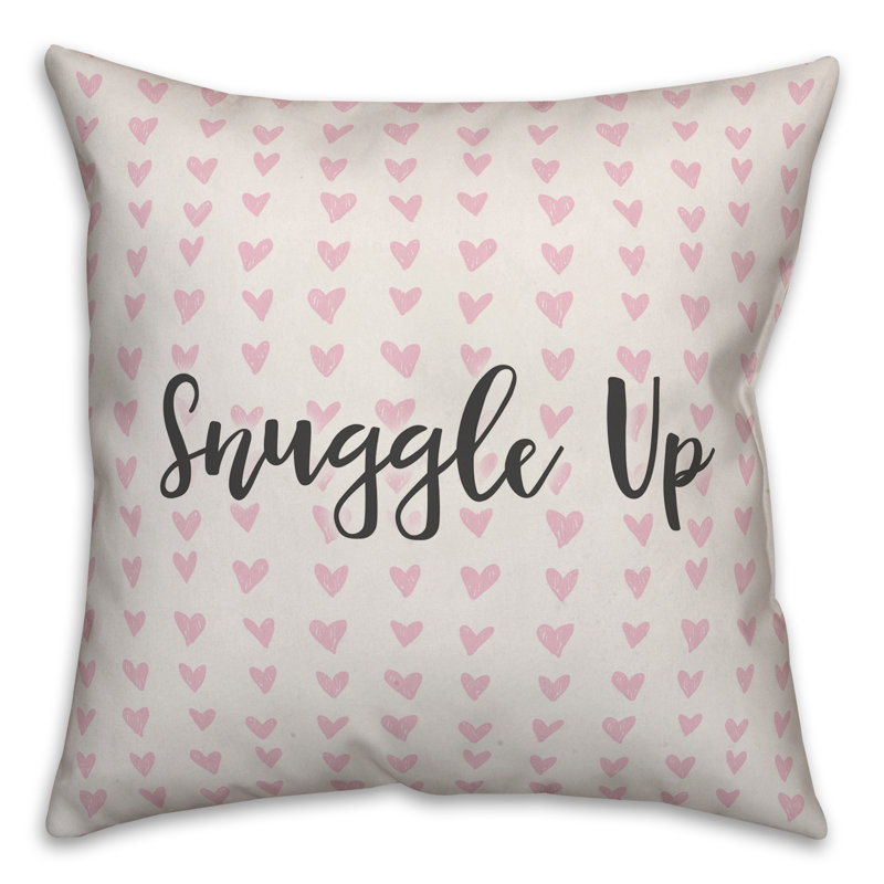  Coussin Snuggle Up in Hearts, Coussin décoratif